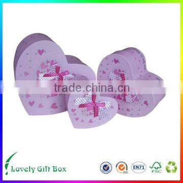 High Quality and Competitive Price Handmade Heart Cardboard Chocolate Box photo-3