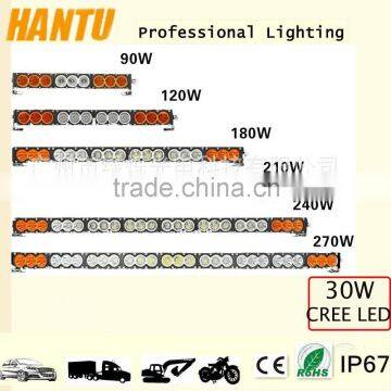 30w car headlight single row light bar 9'' car cheap led light bar