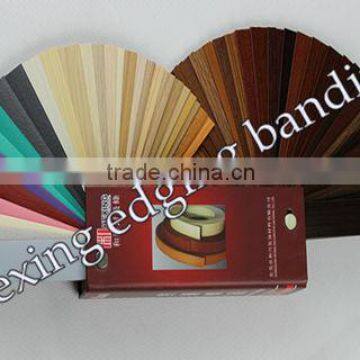 Decorative solid color edge banding