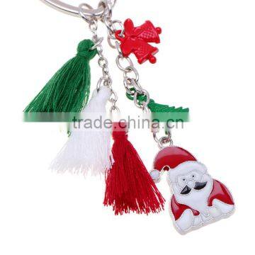 Cheap Red Cute Keychain For Christmas Jewelry Santa Claus Key Chain Christmas Tree Car Keychain photo-6