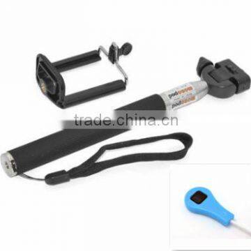 Promotional Handheld Monopod Plus Self-timer kit Wired Cable Camera Shutter for Android iphone Samsung HTC CL-57