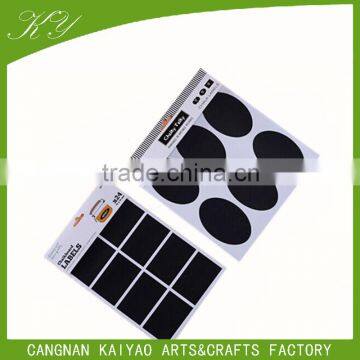 Removable Mini Chalky Talky Reusable Sticker Label for Bottle Classification With Different Shapes for Kitchen Use photo-3