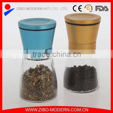 2pc Colored Metal Lid Salt and Pepper Mill Set photo-4