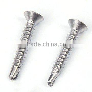 Flat Head Self Drilling Screw Stainless Steel