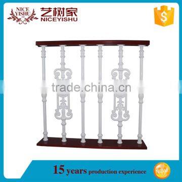 cast iron metal ornaments stair railings design / iron handrails design for sale