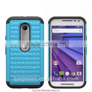 Customized Crystal Star Phone Case Cover Back for Moto G2 G3 photo-4