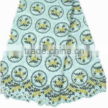 heavy cotton lace fabric A-33-1