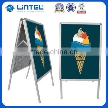 Outdoor pavement sign advertising board