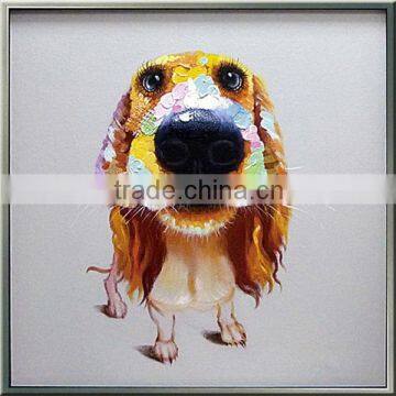 Handmade Fabric Painting,Animal Painting 58612