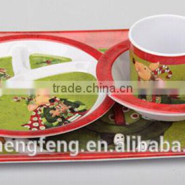 Melamine Kids Dinnerware Set Personalized Plate Set