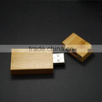 Real Capacity OEM engraving logo wood usb flash drive