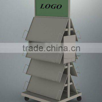 Customized metal display stand for retail store