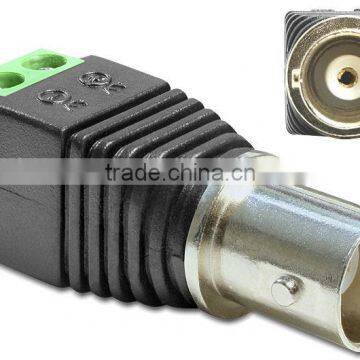 CCTV Coax CAT5 BNC Male Connector BNC Crimp Plug for CCTV Cable CAT5