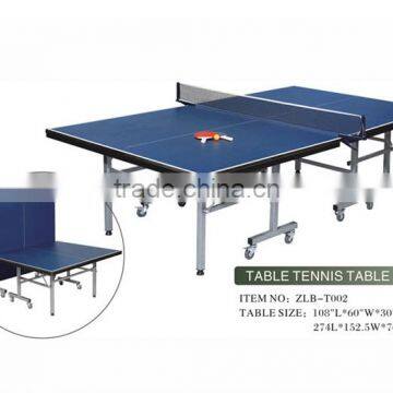 folding table tennis set with wheel and plastic balls