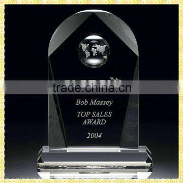 Exquisite Wedding Anniversary Gift Black Door Shape Crystal Trophy Awards For Wedding Souvenirs Gifts