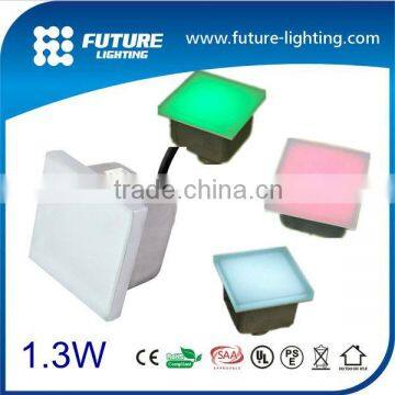 Made in China 3 years warranty outdoor decoration tile light DC24V square led light floor tile