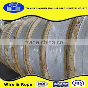 manufacture ! 11mm 6*12+7FC GalvanizedWire Rope