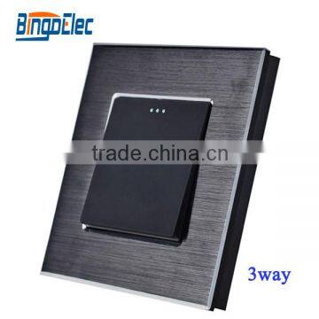 Intermediate light switch,1gang 3way push pull button switch