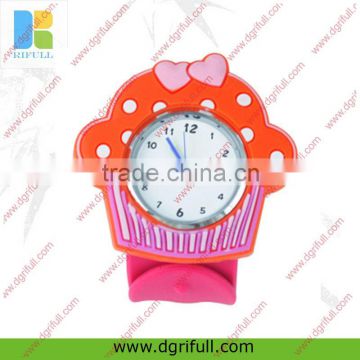 ice scream shape silicone kids slap watch