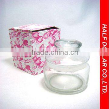 Glass Canister with lid