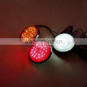 Motorcycle 24 led reflectors refires lamp bikes reflector rear light brake lights mirror steering lamp turn signal light