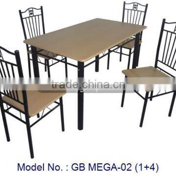 New Special Designs Metal Chairs With Table 1+4 Dining Sets For Home Indoor Furniture In High Quality And Cheap Price