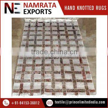 Indo Nepali Hand Knotted 7/36-63 knots/Sq. inch Art Silk rugs