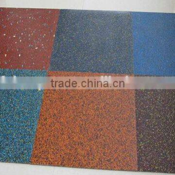 MAT-0663 Gym Rubber Flooring Tile