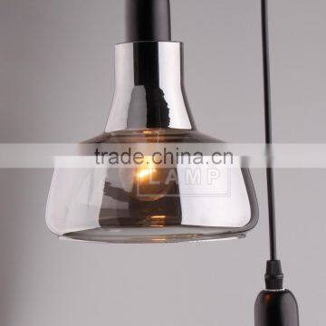 Antique Vintage Industrial DIY Copper Glass Ceiling Lamp Light Pendant Lighting photo-4