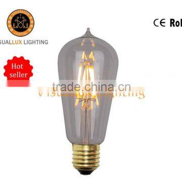 Vintage Lighting Bulb ST58-4W Led Bulb Lamp E26/E27 Energy Saving Light Bulb China Led Bulb