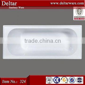 Factory supply acrylic Simple Bathtub,small acrylic bathtub for one person