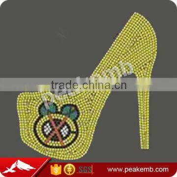 Wholesale Custom T-shirt Rhinestone Tomahawk High Heel Transfers