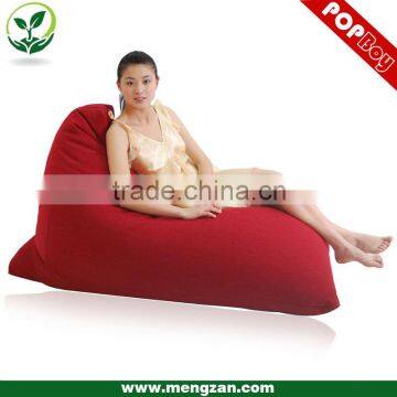 Leanback beanbag lounger , Cozy triangle sofa chair