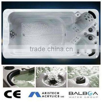 HOT SALE outdoor hot tub endless pool rectangular above ground swimming pool