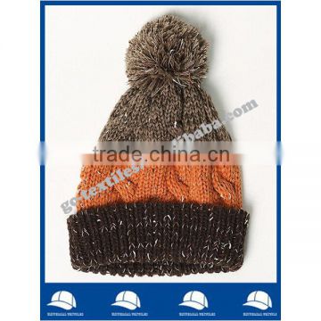 new product for 2014 Wholesale china manufacture OEM CUSTOM LOGO pompons winter warm women acrylic beanie hat and cap