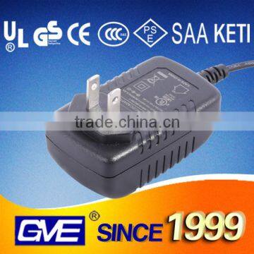 220v ac to 12v dc 24w 0.5a wall-mounted power adapter