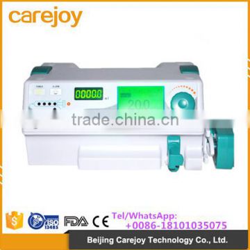 CE approved cheap price Automatic portable electric syringe pump with voice alarm