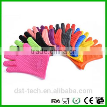 colorful rubber kitchen gloves