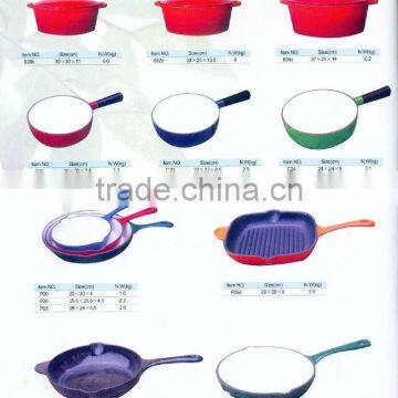 cast iron enamel cookware