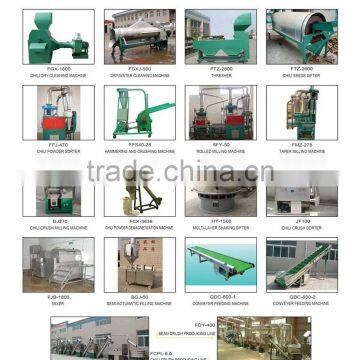 Chili processing machinery