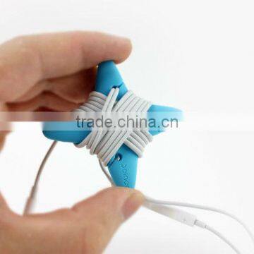 plastic cute earphone cable winder