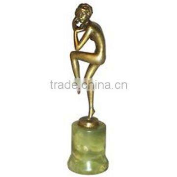 Nude Girl Standing Decorative Sculpture