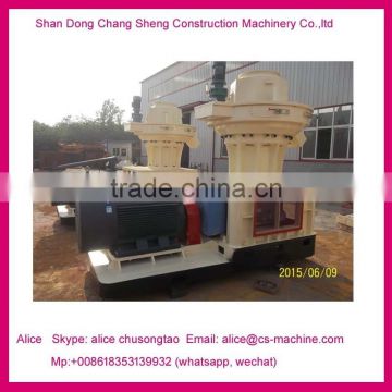 227 roller move die stable biomass sawdust pellet machine with high capacity