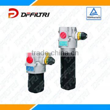 XDFM Medium Presure Line Filter with Bypass Valve and Clogging Indicator