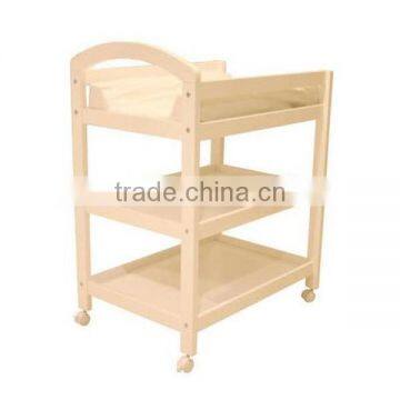 Australia Style Sleigh 3 Tier Solid Wood Portable Baby Change Table photo-2