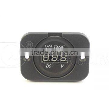Car/Motorcycle 12V Power Digital Panel Voltmeter Socket photo-2