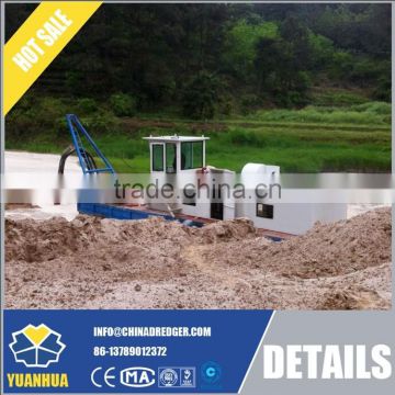 China hydraulic system cutter suction dredger, sand river pump dredger