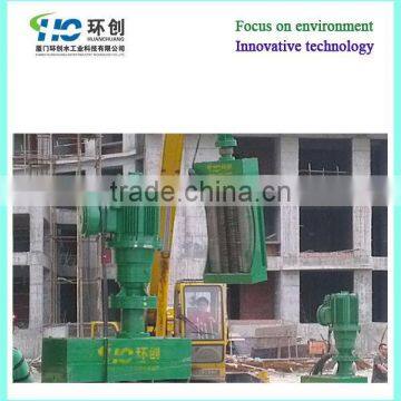 Solid waste shredder for sludge treatment CE certification