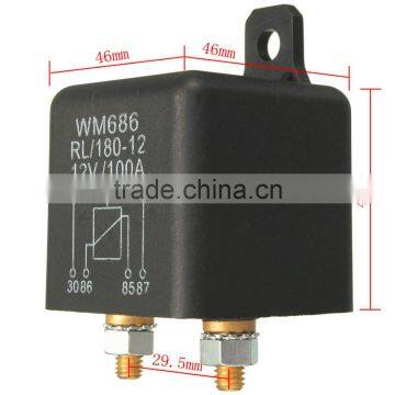 Switch Split Charge 12V 100Amp 4 Pin Heavy Duty ON OFF Relay for Car Van Boat photo-3