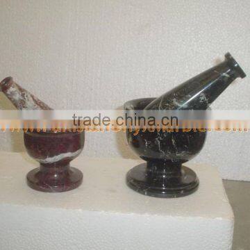 MARBLE MORTAR AND PESTLE HANDICRAFTS photo-2